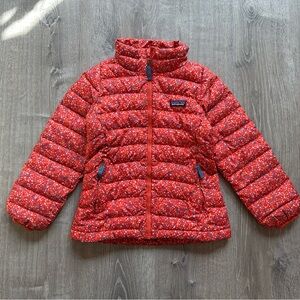 Patagonia Girls Size 7/8 Down Sweater Puffer Jacket